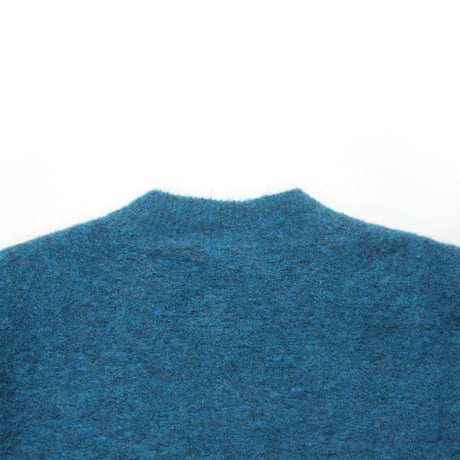 FILIPPO DE LAURENTIIS ／ フィリッポデローレンティス　ニット イタリア製 superkid mohair 稀少 スーパーキッドッモヘア セーター ブルー ｜ 秋冬　360596