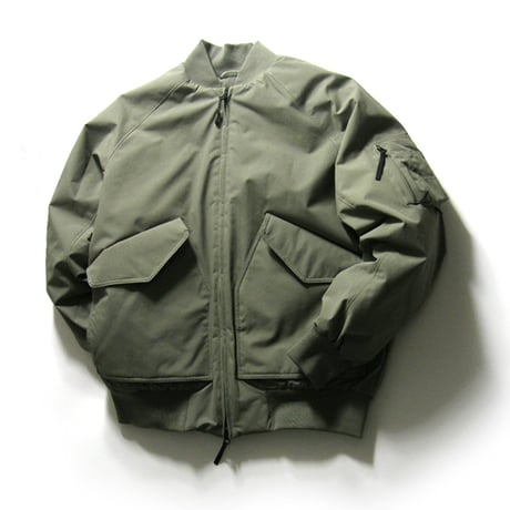 +phenix × WINDSTOPPER プロダクト by GORE‑TEX LABS ／ プラスフェニックス × ウィンドストッパー ゴアテックス　MA-1 ダウンジャケット ｜ 秋冬