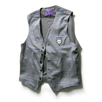 BEAMS GOLF PURPLE LABEL × Airshut ／ ビームスゴルフ パープルレーベル × エアシャット　防風 撥水 ストレッチ ベスト ブルー ｜ 春 秋冬　（No.330387）