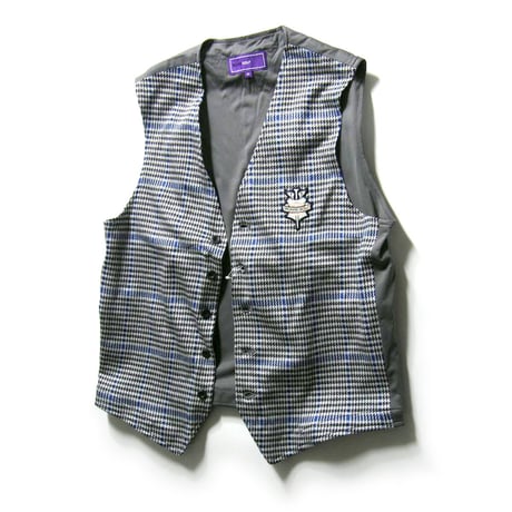 BEAMS GOLF PURPLE LABEL × Airshut ／ ビームスゴルフ パープルレーベル × エアシャット　防風 撥水 ストレッチ ベスト ブルー ｜ 春 秋冬　（No.330387）