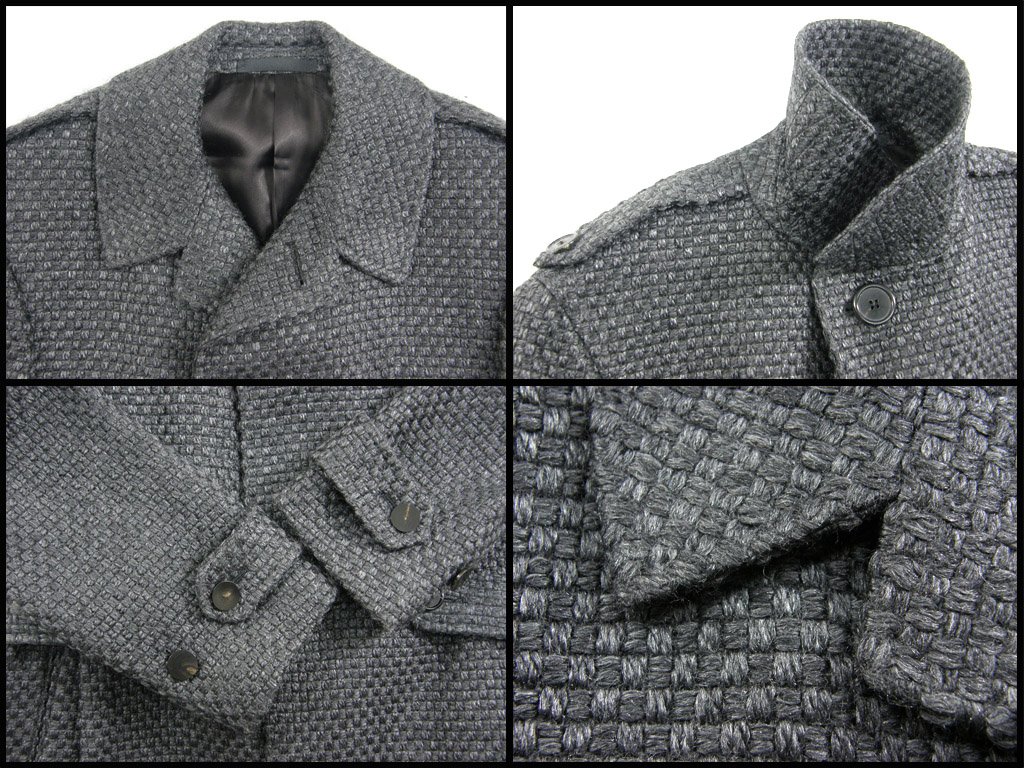 LANVIN / ランバン 厚手 ジャケット コート イタリア製 ニット LANVIN / ランバン 厚手 ジャケット コート イタリア製 ニット