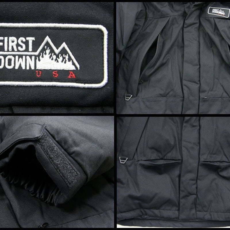 FREAK&#39;S STORE - 新品未使用　フリークスストア　FIRST DOWN 別注ボアフリースフードコート FREAK'S STORE - FIRST DOWN/ファーストダウン 別注ボアフリース