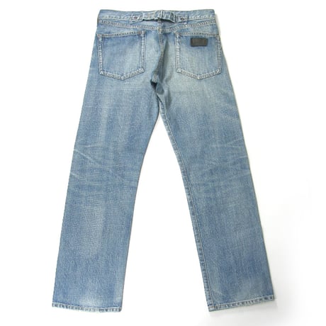 kolor ／ カラー　デニム パンツ 日本製 ジーンズ 中古加工 ブルーデニム ジーパン ウォッシュブルー シンチバック ｜ オールシーズン　（No.271433）