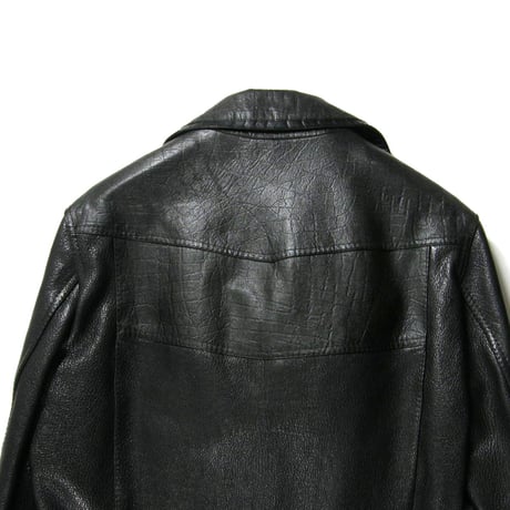 BALENCIAGA ／ バレンシアガ　オーストリッチ やぎ革 牛革 ライダース ジャケット イタリア製 レザー 本革 ダブル ブルゾン アウター ｜ 秋冬　（No.271468）