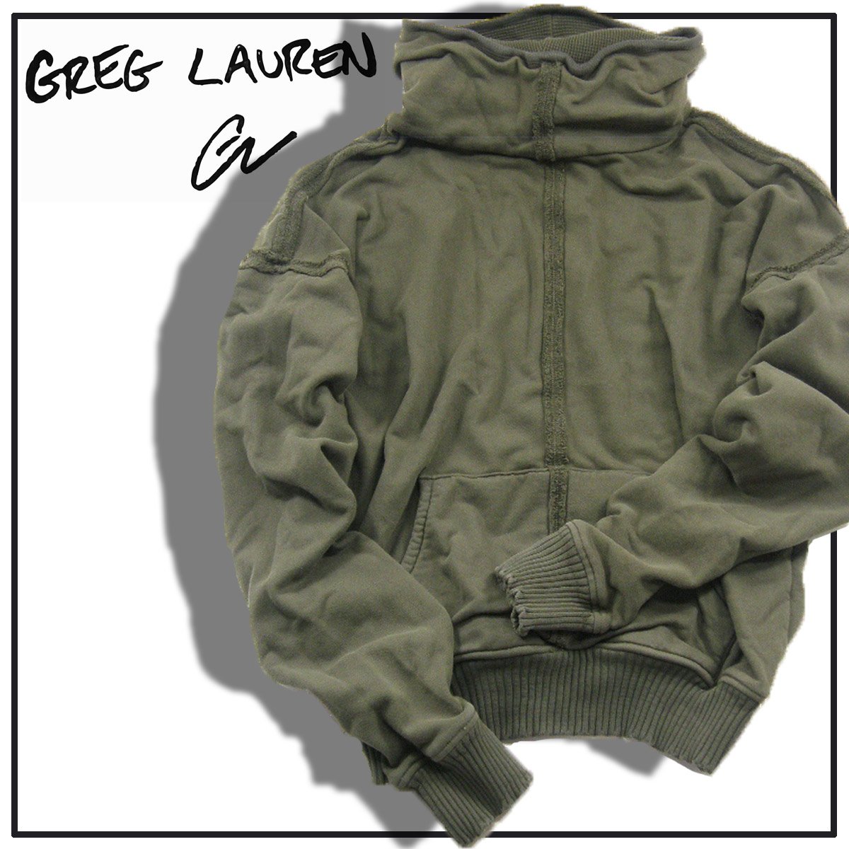 新品未使用 GREG LAUREN グレッグローレン フーディ - パーカー