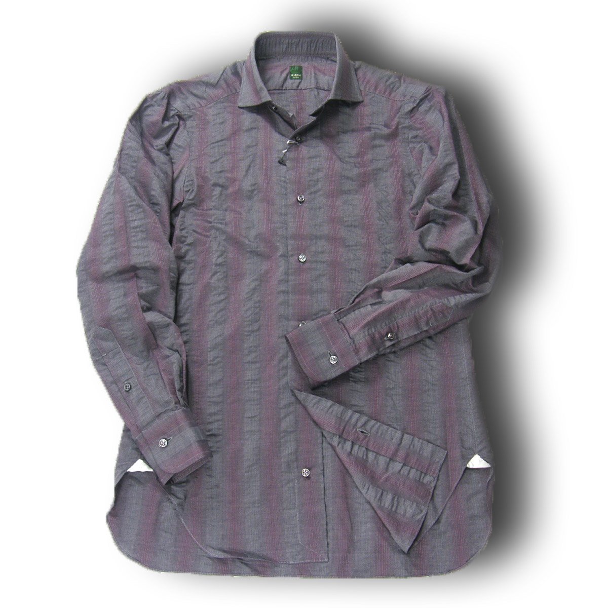 極美品 BARBA napoli イタリア製 ストライプ 長袖シャツ 40 極美品 BARBA napoli イタリア製 ストライプ 長袖シャツ 40 BARBA