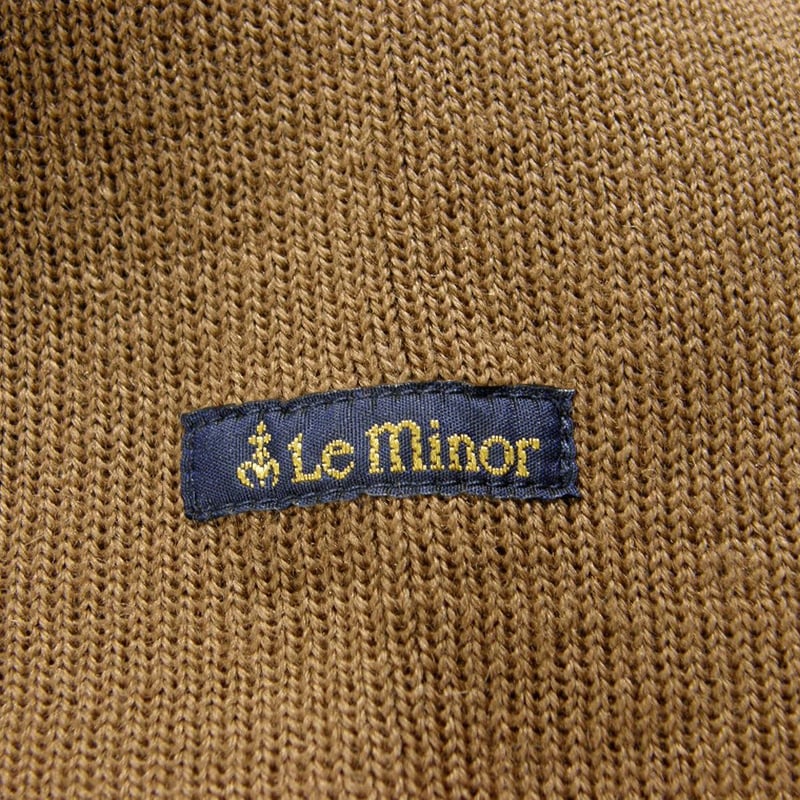 Le Minor × BEAMS F ／ ルミノア × ビームスF ウール ニット フランス製