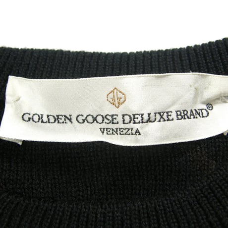 GOLDEN GOOSE DELUXE BRAND ／ ゴールデングース　ウール ニット イタリア製 セーター ゼブラ ブラック ブラウン ｜ 秋冬　（No.301284）