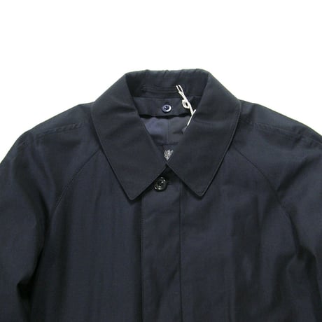 Aquascutum ／ アクアスキュータム　撥水 カシミヤ混ライナー付き ステンカラーコート 日本製 ネイビー ｜ 秋冬　（No.321282）