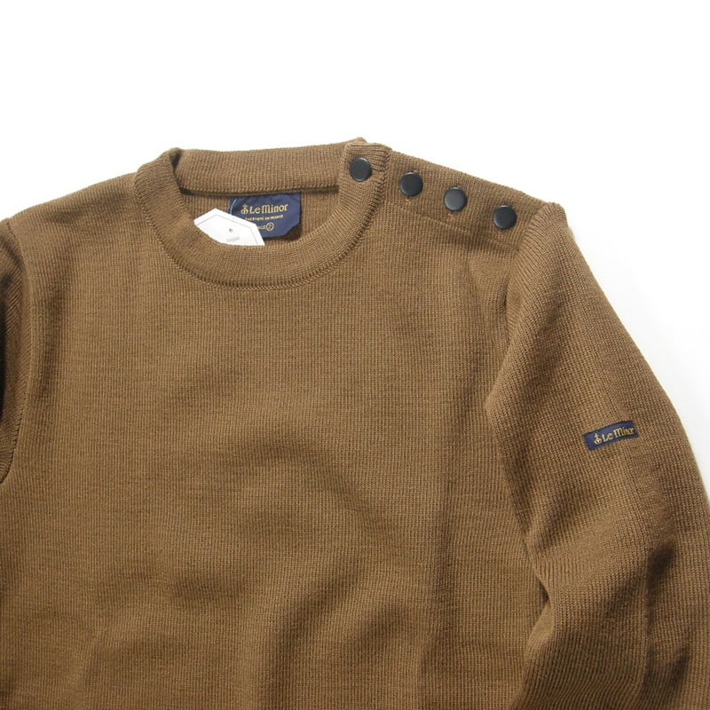 ルミノア Le minor  ミラノリブ ウールニット Le Minor × BEAMS F ／ ルミノア × ビームスF ウール ニット フランス製