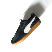 PUMA ／ プーマ　パレルモ レザー スニーカー PALERMO LTH ブラック ｜ オールシーズン