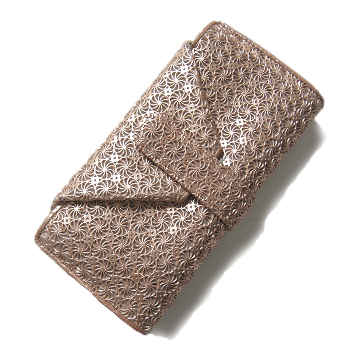 HIROKO HAYASHI / ヒロコハヤシ GIRASOLE 牛革 長財布 日本製 メタリ 