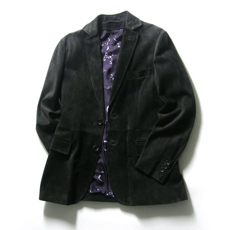 Brioni ／ ブリオーニ　牛革 スエードレザー ジャケット イタリア製 ブラック ｜ 秋冬　（No.272498）