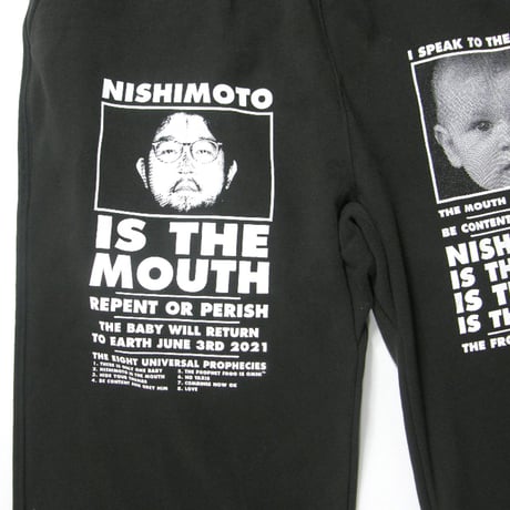 NISHIMOTO IS THE MOUTH ／ ニシモトイズザマウス　ヘビーウェイト スウェットパンツ ブラック ｜ オールシーズン　（No.370792）