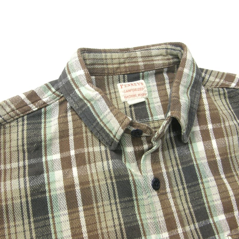 PENNY'S / ペニーズ 長袖シャツ 日本製 60年代 復刻 チェック PENNY'S / ペニーズ 長袖シャツ 日本製 60年代 復刻 チェック