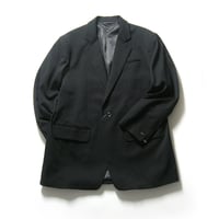 Danke Schon ／ ダンケシェーン　ストレッチ ジャケット オーバーサイズ テーラードジャケット ブラック ｜ 春 秋冬