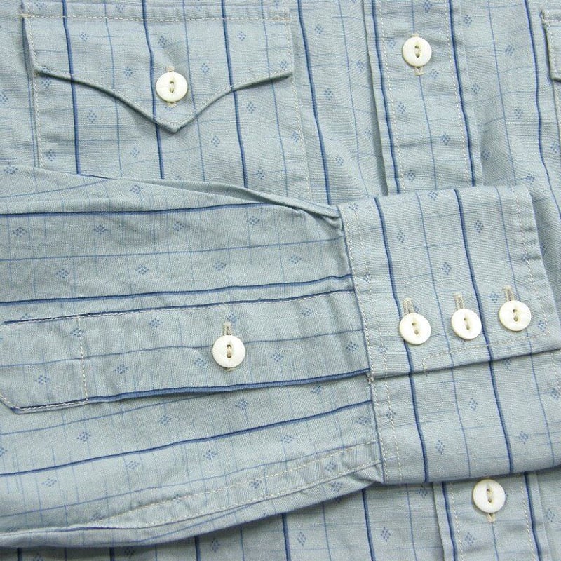 RRL / ダブルアールエル 長袖 シャツ ヴィンテージ加工 コットン ...