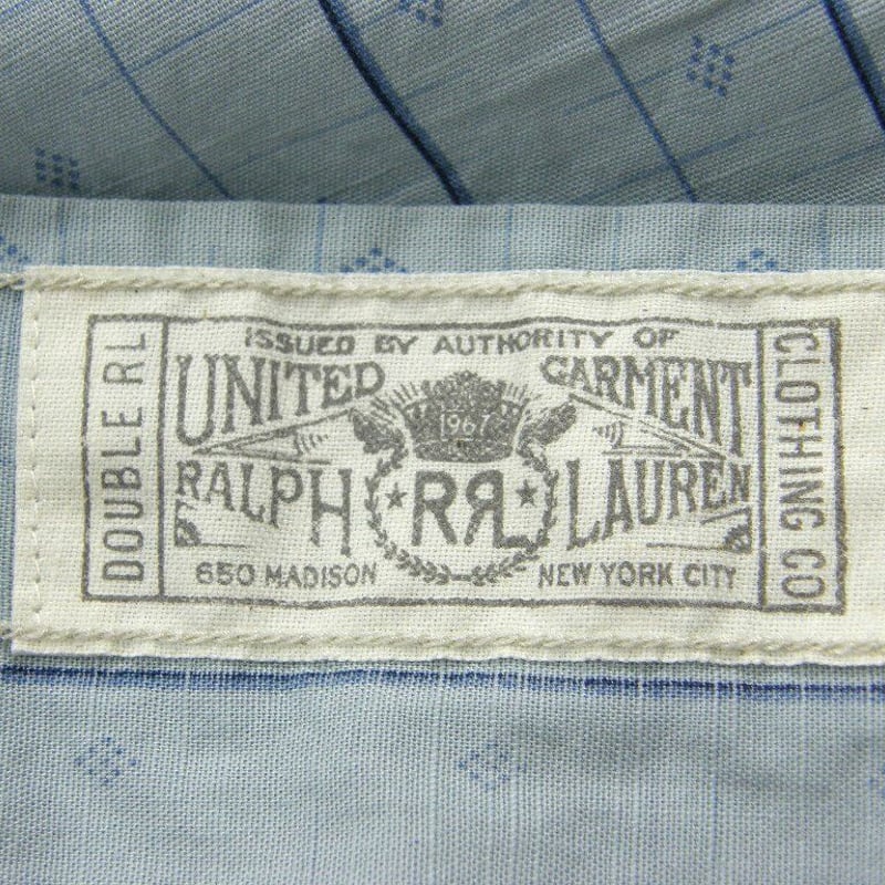 RRL ビンテージ加工シャツ RRL / ダブルアールエル 長袖 シャツ ヴィンテージ加工 コットン