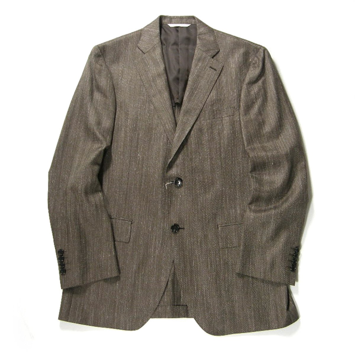 【Pulto8888】美品♪ DURBAN ダーバン ロロピアーナ生地 D'URBAN × Loro Piana ／ ダーバン × ロロピアーナ メランジ ジャケット