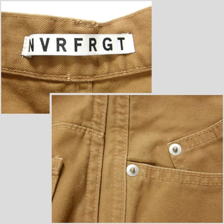 NVRFRGT × WISM ／ ネヴァーフォーゲット × ウィズム　ダック生地 カーブパンツ 日本製 ヴィンテージウォッシュ ｜ オールシーズン