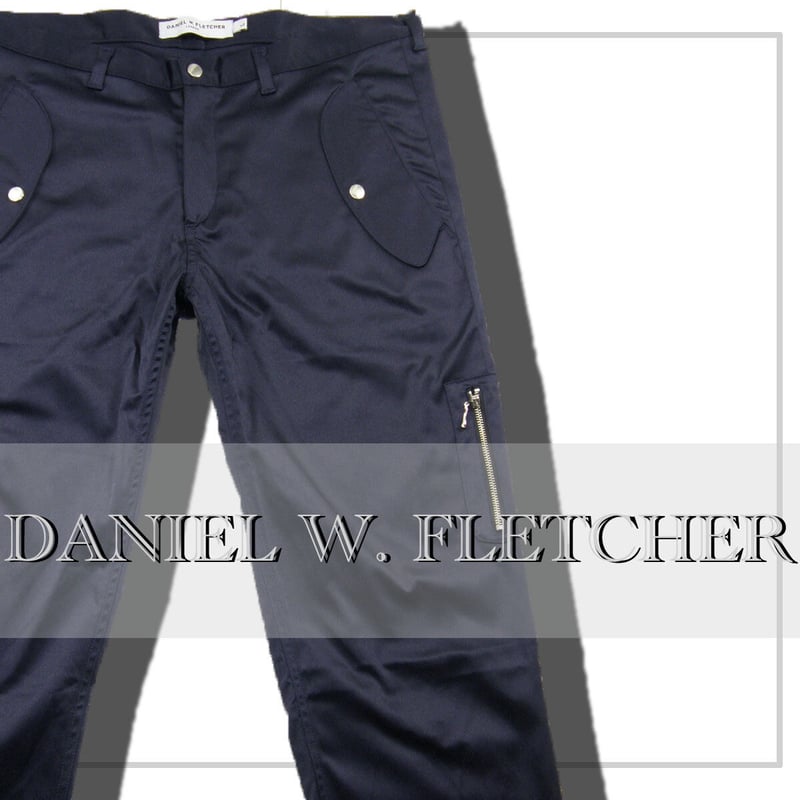 DANIEL w. FLETCHER スプリットヘムトラウザー イギリス製 ダニエル  