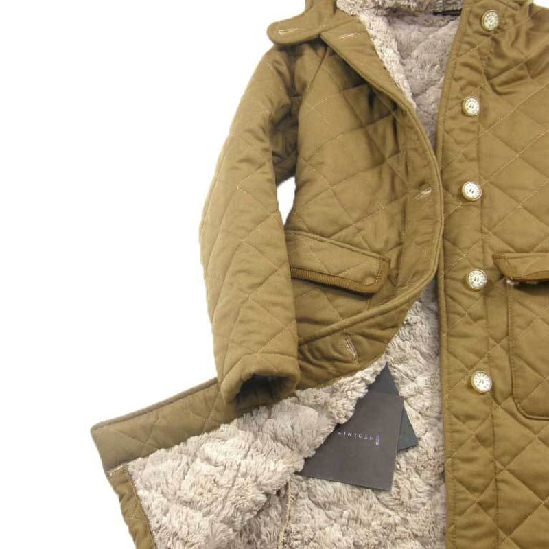 極美品☆マッキントッシュキルティングコート 英国製ボアグランジカーキ