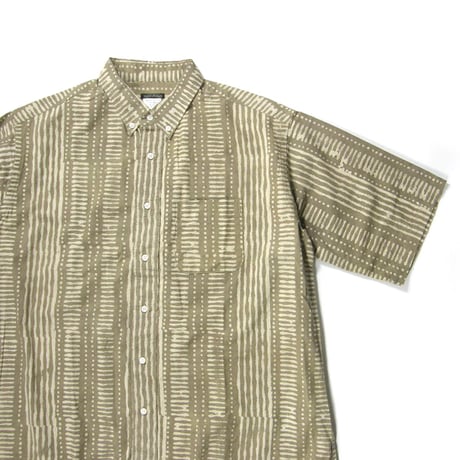 SUNNY SPORTS ／ サニースポーツ　ボタンダウン 半袖シャツ 日本製 90s レトロ ベージュ ｜ 春夏　（No.342770）