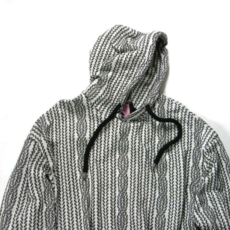anrealage homme ／ アンリアレイジ オム　ロープニット ジャガード パーカー 日本製 プルオーバー フーディー ｜ 春 秋冬　（No.380136）