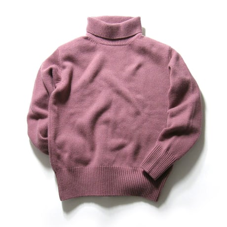 Rencontrant × SHIPS ／ レンコントラント × シップス　カシミヤ タートルネックニット 日本製 ピンク ｜ 秋冬　（No.370716）
