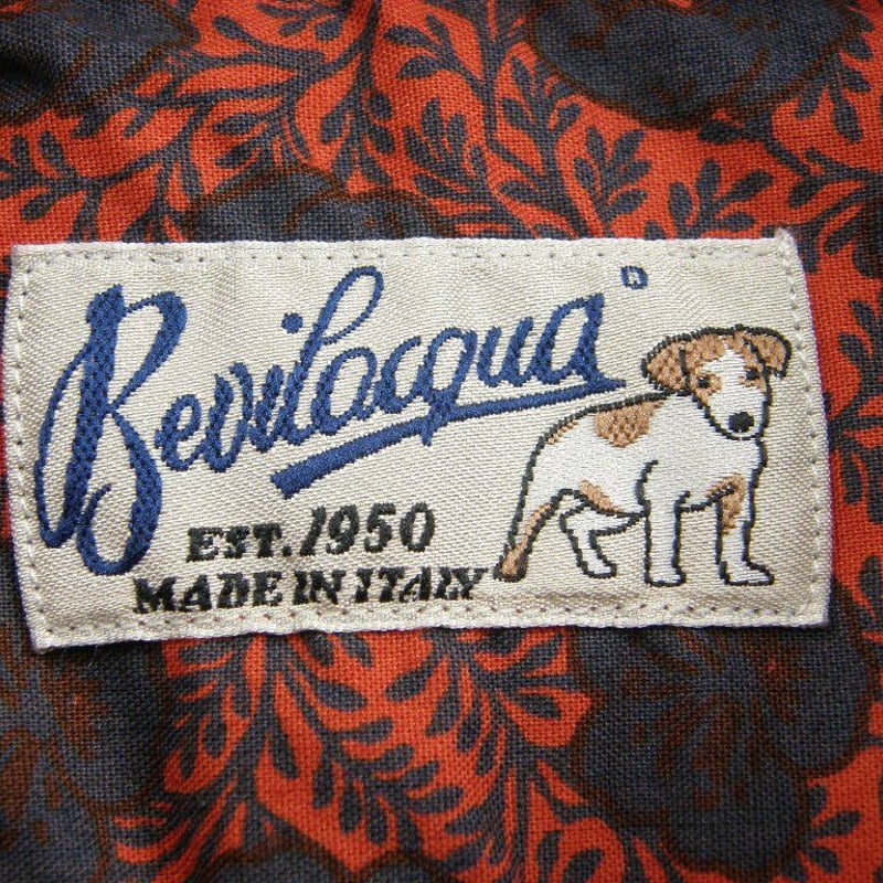 Bevilacqua / ベヴィラクア コットン シャツ イタリア製 長袖シャツ 花 