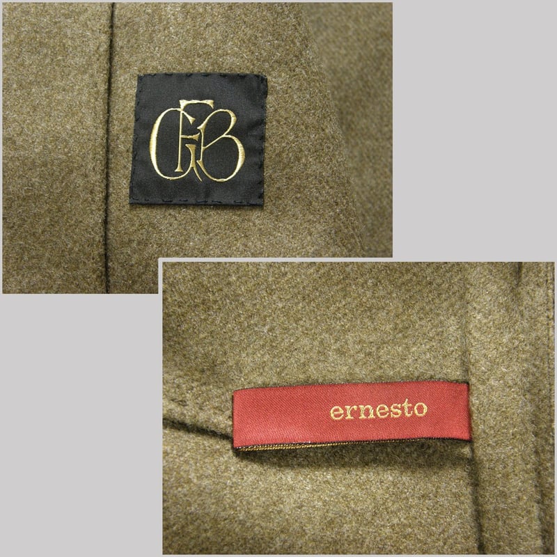 ernesto ／ エルネスト トレンチコート イタリア製 ウール セミ