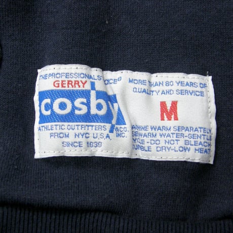 Gerry Cosby ／ ジェリーコスビー　吊り裏毛 クルーネック スウェット カーディガン 日本製 ネイビー ｜ 春 秋冬