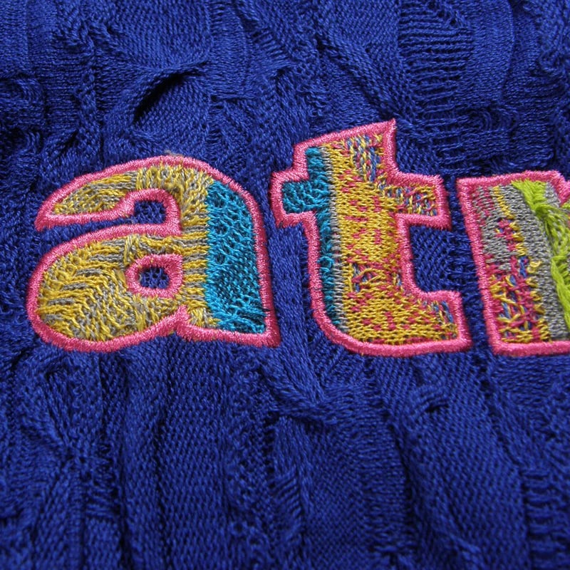 COOGI × atmos ／ クージー × アトモス A$AP YAMS コットンニット マ