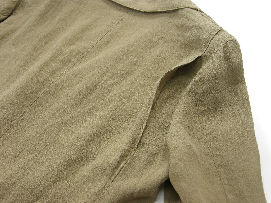 THE SCOTCH HOUSE コットンリネン ジャケットLベージュ THE SCOTCH HOUSE ／ スコッチハウス ジャケット 日本製 リネン