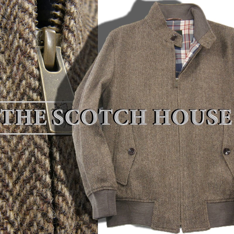 英国老舗 The Scotch House ウール ツイードジャケット チェック