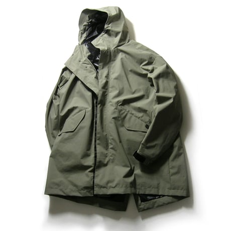 +phenix × WINDSTOPPER プロダクト by GORE‑TEX LABS ／ プラスフェニックス × ウィンドストッパー ゴアテックス　ダウンライナー付き M-51 モッズコート