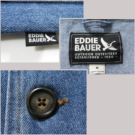 Eddie Bauer ／ エディーバウアー　デニム バーンジャケット カバーオール JAPAN EDITION ｜ 春 秋冬　（No.370718）