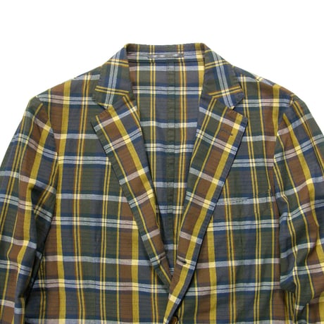 MACKINTOSH PHILOSOPHY ／ マッキントッシュフィロソフィー　軽量 アンコンジャケット マドラスチェック ｜ 春夏　（No.301557）