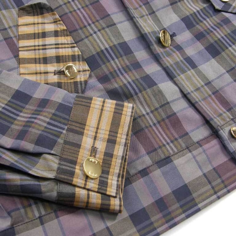 kolor / カラー ブルゾン ジャケット 日本製 マルチタータンチェック 