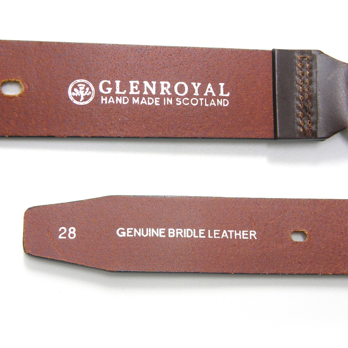 GLENROYAL ／ グレンロイヤル ブライドルレザー ベルト スコットランド