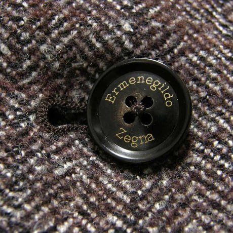Ermenegildo Zegna ／ エルメネジルド ゼニア　ヘリンボーン ツイード ジャケット スイス製 エルボーパッチ ｜ 秋冬　（No.272134）