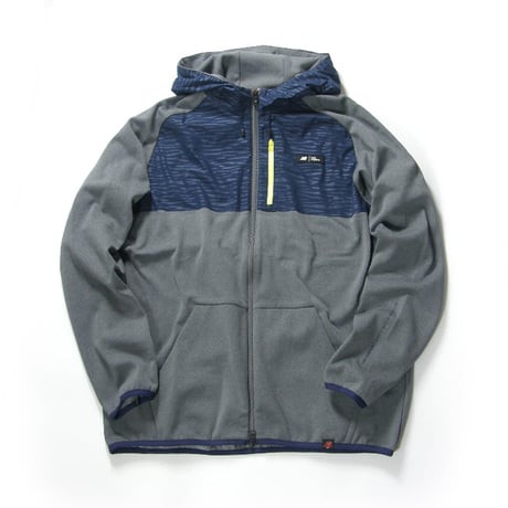 new balance golf ／ ニューバランスゴルフ　軽量 吸汗速乾 通気性 ストレッチ P.P.TEX アウター フルジップ スウェット パーカー グレー ネイビー ｜ 春 秋冬