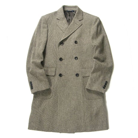 BROOKS BROTHERS × Loro Piana ／ ブルックスブラザーズ × ロロピアーナ　ウール コート イタリア製 ツイード ダブルチェスター ｜ 秋冬　（No.262627）