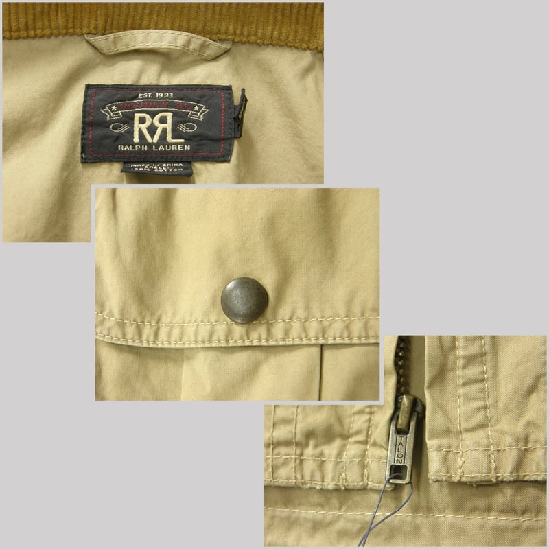 ダブルアールエル　ビンテージ加工　ハンティングジャケット Mサイズ メンズ RRL ダブルアールエル 90's 名作 ハンティングジャケット RRL ダブル