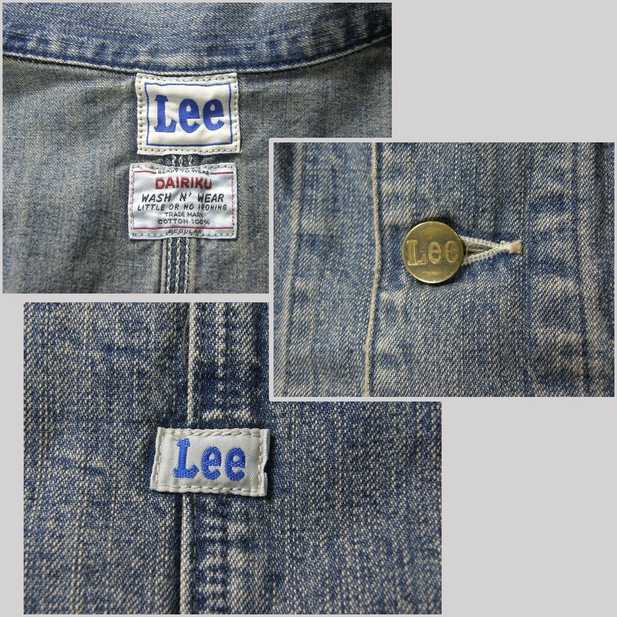 れ*げ様 DAIRIKU × Lee 別注 Loco Jacket カバーオール DAIRIKU × Lee × 417 EDIFICE / ダイリク × リー × エディフィ
