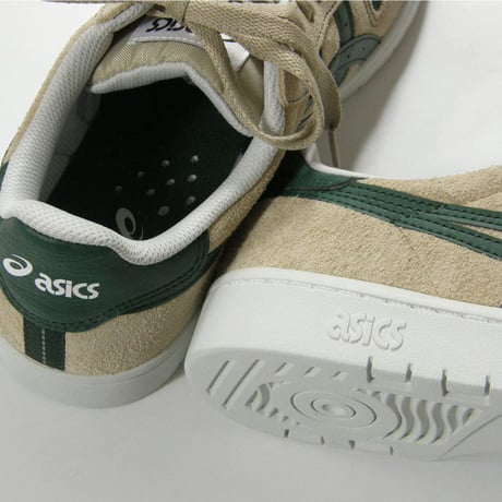 ASICS ／ アシックス　SKATEBOARDING JAPAN PRO レザー スニーカー ベージュ グリーン ｜ オールシーズン