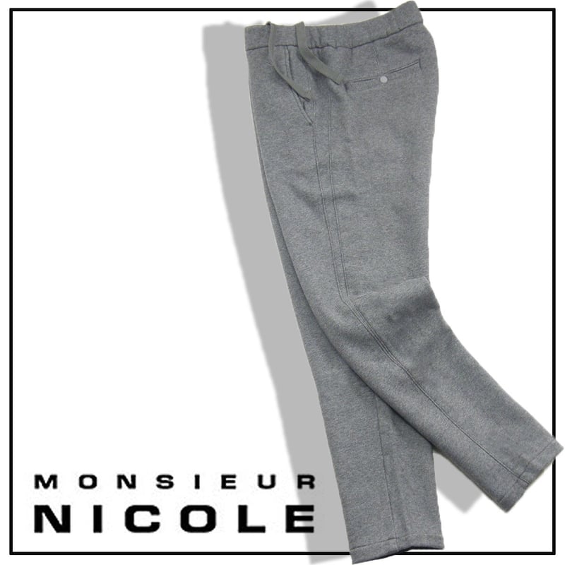 kuriMONSIEUR NICOLE ムッシュニコル トラックパンツ MONSIEUR NICOLE / ムッシュニコル スウェットパンツ 日本製生地