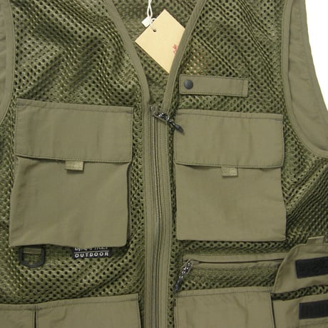 GRAMICCI ／ グラミチ　フィッシングベスト GONE FISHING VEST メッシュベスト グリーン ｜ オールシーズン