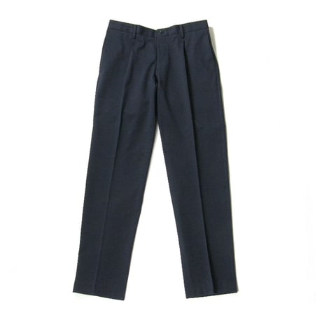 MACKINTOSH LONDON ／ マッキントッシュ ロンドン　メランジ バーズアイ ストレッチ パンツ ジャージー生地 スラックス ネイビー ビジネスカジュアル ｜ 春夏 秋
