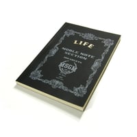LIFE × MSGM COLLEGE ／ ライフ × エムエスジーエム カレッジ　NOBLE NOTE A5 日本製 ノーブルノート 方眼 ブラック ｜ オールシーズン　（No.353887）